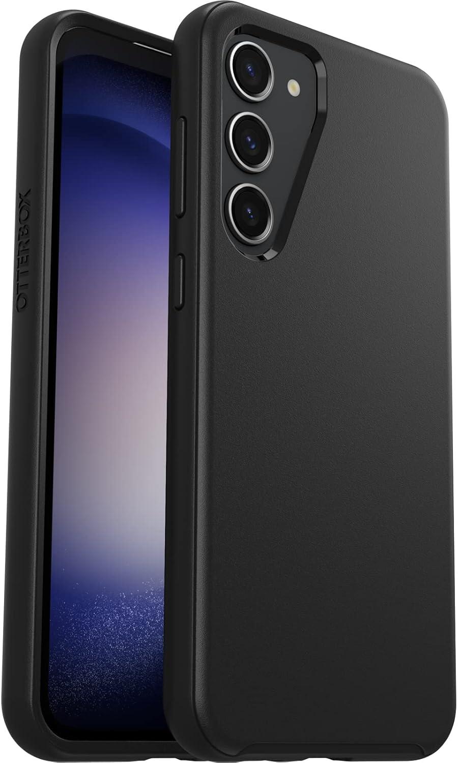 imageOtterBox Galaxy S23 Strada Series Case Single Unit Ships in Polybag Ideal for Business Customers SHADOW Black card holder genuine leather pocketfriendly folio caseBlack