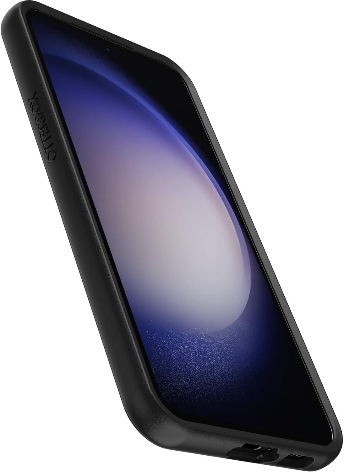 imageOtterBox Galaxy S23 Strada Series Case Single Unit Ships in Polybag Ideal for Business Customers SHADOW Black card holder genuine leather pocketfriendly folio caseBlack