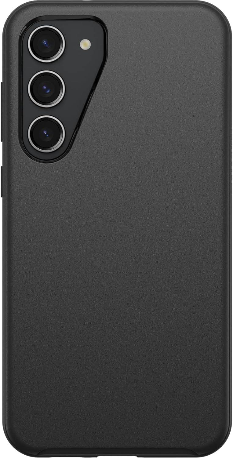 imageOtterBox Galaxy S23 Strada Series Case Single Unit Ships in Polybag Ideal for Business Customers SHADOW Black card holder genuine leather pocketfriendly folio caseBlack