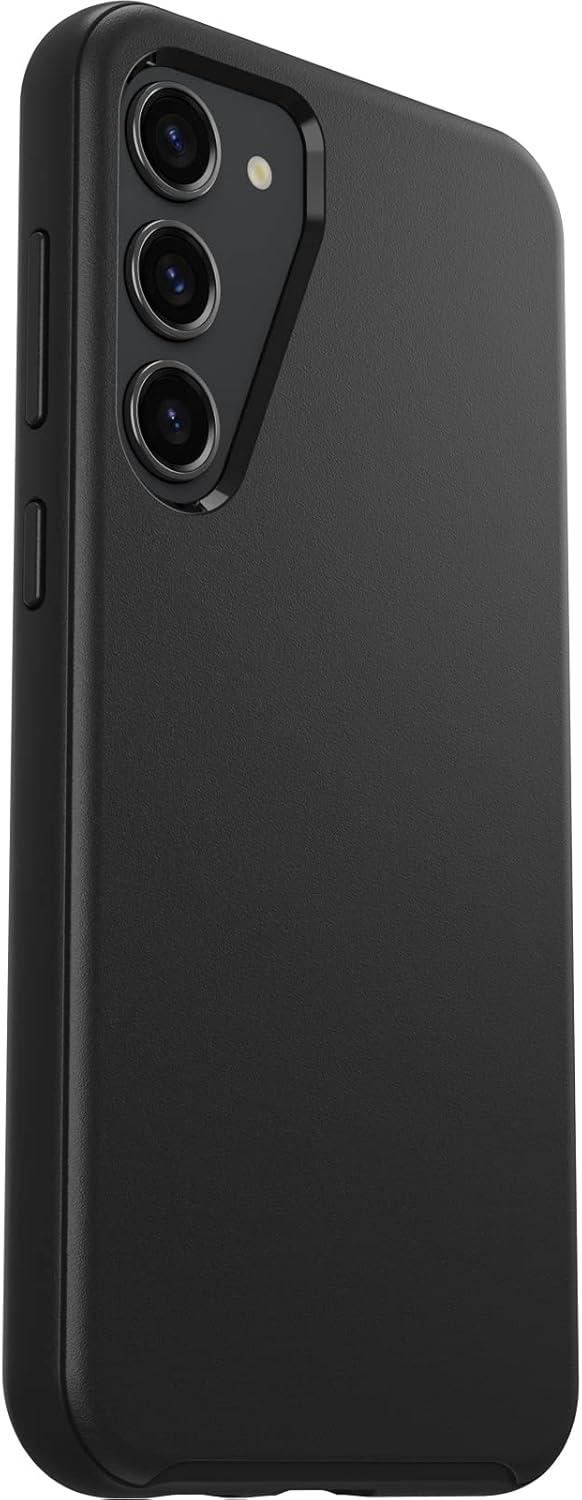 imageOtterBox Galaxy S23 Strada Series Case Single Unit Ships in Polybag Ideal for Business Customers SHADOW Black card holder genuine leather pocketfriendly folio caseBlack