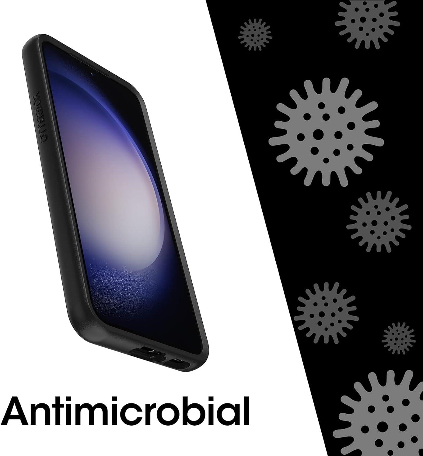 imageOtterBox Galaxy S23 Strada Series Case Single Unit Ships in Polybag Ideal for Business Customers SHADOW Black card holder genuine leather pocketfriendly folio caseBlack