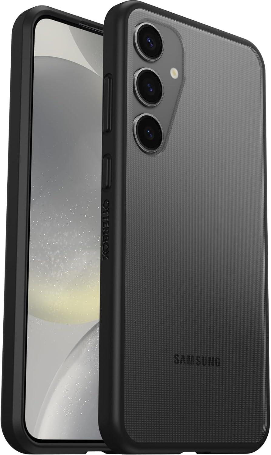 imageOtterBox Samsung Galaxy S24 Prefix Series Case Black Crystal UltraThin PocketFriendly Raised Edges Protect Camera ampamp Screen Wireless Charging Compatible