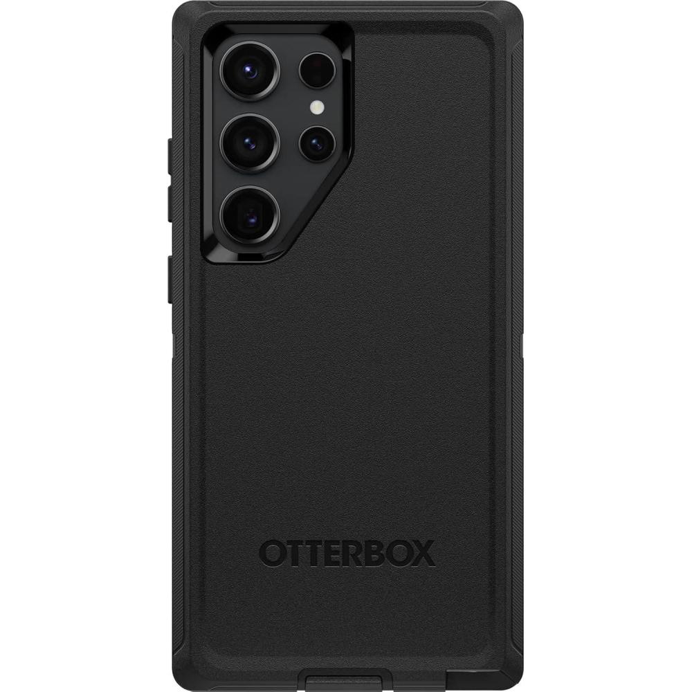 imageOtterBox Galaxy S23 Ultra Defender Series Case  Black Rugged ampamp Durable with Port Protection Includes Holster Clip KickstandBlack