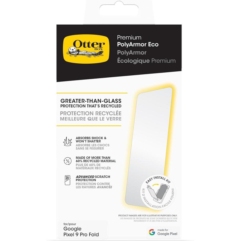 imageOtterBox Google Pixel 9 Fold Protector Polyarmor Premium Vivid Clarity True Touch Response Easy Installation Ships in Polybag