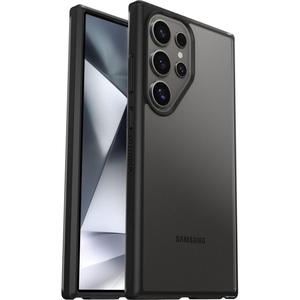 imageOtterBox Samsung Galaxy S24 Ultra Prefix Series Case  BLACK CRYSTAL ultrathin pocketfriendly raised edges protect camera ampamp screen wireless charging compatible Single Unit Ships in PolybagClearBlack
