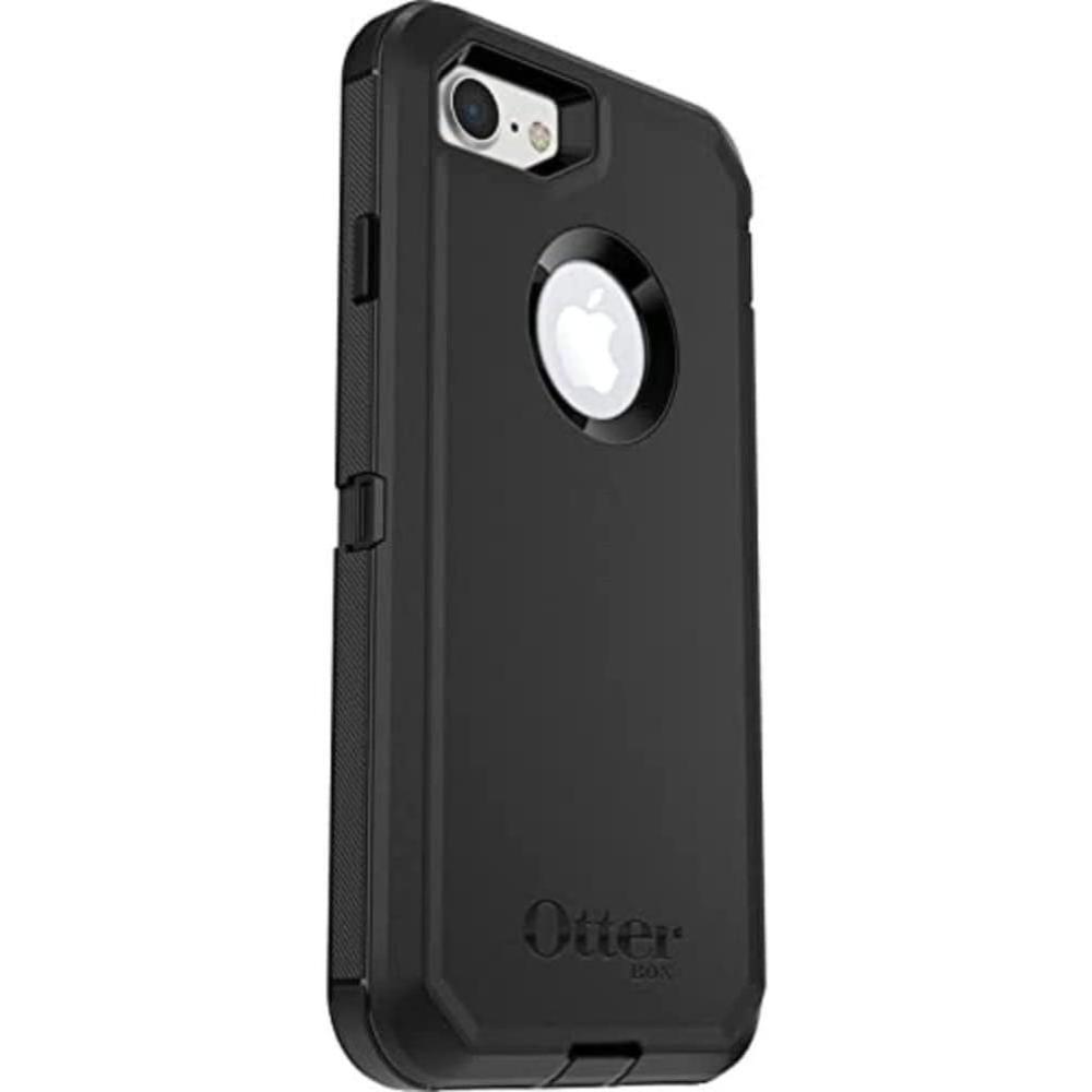 imageOtterBox iPhone SE 3rd2nd Gen iPhone 87 NonRetailShips in Polybag Defender Series Case  Black Rugged ampamp Durable with Port Protection Includes Holster Clip KickstandiPhone SE202087