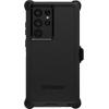 OtterBox Galaxy S22 Ultra Defender Series Case – Black, Rugged & Durable, with Port Protection, Includes Holster Clip Kickstand(Black)