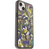 OtterBox iPhone 14 Plus Symmetry Series+ Case – Paradise Print (Black), Ultra-Sleek, Snaps to MagSafe, Raised Edges Protect Camera & Screen(Black)