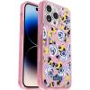 OtterBox iPhone 14 Pro Max Symmetry Series+ Case – Paradise Print (Black), Ultra-Sleek, Snaps to MagSafe, Raised Edges Protect Camera & Screen(Pink)
