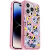 OtterBox iPhone 14 Pro Symmetry Series+ Case – Paradise Print (Black), Ultra-Sleek, Snaps to MagSafe, Raised Edges Protect Camera & Screen(Pink)