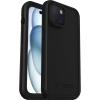 OtterBox iPhone 15 (Only) FRĒ Series Waterproof Case with MagSafe (Designed by LifeProof) – Black, Waterproof, 60% Recycled Plastic, Sleek and Stylish(Black)