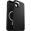 OtterBox iPhone 15 Plus and iPhone 14 Plus Symmetry Series Case – BLACK, Snaps to MagSafe, Ultra-sleek, Raised Edges Protect Camera & Screen (Ships in Polybag)(Black)