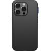 OtterBox iPhone 15 Pro Symmetry Series with Enhanced Action Button (Ships in Polybag, Ideal for Business Customers)(Black w/ Blue Button)
