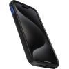 OtterBox iPhone 15 Pro Symmetry Series with Enhanced Action Button (Ships in Polybag, Ideal for Business Customers)(Black w/ Blue Button)