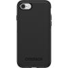 OtterBox iPhone SE 3rd/2nd Gen, iPhone 8/7 (Non-retail/Ships in Polybag) Symmetry Series Case – BLACK, ultra-sleek, wireless charging compatible, raised edges protect camera & screen(Black)