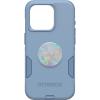 OtterBox Bundle iPhone 15 Pro (Only) Commuter Series Case – (Crisp Denim) + PopSockets PopGrip (Opal), Slim & Tough, Pocket-Friendly, with Port Protection, PopGrip Included