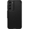 OtterBox Galaxy S23+ Strada Series Case – Single Unit Ships in Polybag, Ideal for Business Customers – SHADOW (Black), card holder, genuine leather, pocket-friendly, folio case(Black)
