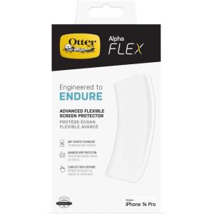 OtterBox ALPHA FLEX SERIES ANTIMICROBIAL BLUE LIGHT Screen Protector for iPhone 14 Pro Max (ONLY), Flawless Touch Response, Fingerprint Resistant, Precision Fit, Vibrant Clarity