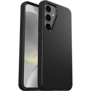 OtterBox Samsung Galaxy S24+ Symmetry Series Case – Single Unit Ships in Polybag, Ideal for Business Customers – BLACK, ultra-sleek, wireless charging compatible, raised edges protect camera & screen