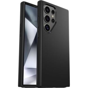 OtterBox Samsung Galaxy S24 Ultra Symmetry Series Case – Single Unit Ships in Polybag, Ideal for Business Customers – BLACK, ultra-sleek, wireless charging compatible, raised edges protect camera