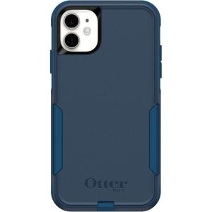 OtterBox iPhone 11 Commuter Series Case – Bespoke Way (Blazer Blue/Stormy SEAS Blue), Slim & Tough, Pocket-Friendly, with Port Protection