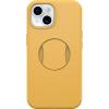 OtterBox iPhone 15, iPhone 14, and iPhone 13 OtterGrip Symmetry Series Case – Aspen Gleam (Orange), Built-in Grip, Sleek case, Snaps to MagSafe, Raised Edges Protect Camera & Screen(Aspen Gleam)