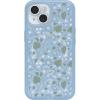 OtterBox iPhone 15, iPhone 14, and iPhone 13 Symmetry Series Clear Case – Dawn Floral (Blue), Snaps to MagSafe, Ultra-Sleek, Raised Edges Protect Camera & Screen