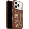 OtterBox iPhone 17 Pro Symmetry Series Cactus Leather Embroidery Case – City of Love – Brown