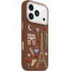 OtterBox iPhone 17 Pro Symmetry Series Cactus Leather Embroidery Case – City of Love – Brown