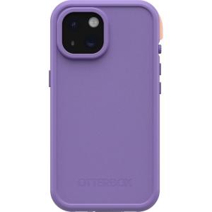 OtterBox iPhone 15 (Only) FRĒ Series Waterproof Case with MagSafe (Designed by LifeProof) – Rule of Plum (Purple), Waterproof, 60% Recycled Plastic, Sleek and Stylish