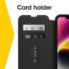 OtterBox iPhone 14 & iPhone 13 Strada Series Case – Shadow (Black), Card Holder, Genuine Leather, Pocket-Friendly, Folio case(Black)