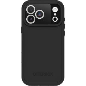 OtterBox iPhone 17 FRĒ Pro Max Series Waterproof Case – Black – Waterproof iPhone Case up to 2 Meters, IP68, Phone Case for Swimming/Snorkeling