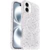 OtterBox Core Series for MagSafe for iPhone 16 Plus – Sprinkles White, Sleek Rubber Design, Smooth Finish, Camera Bumpers, and Protective Screen Lip