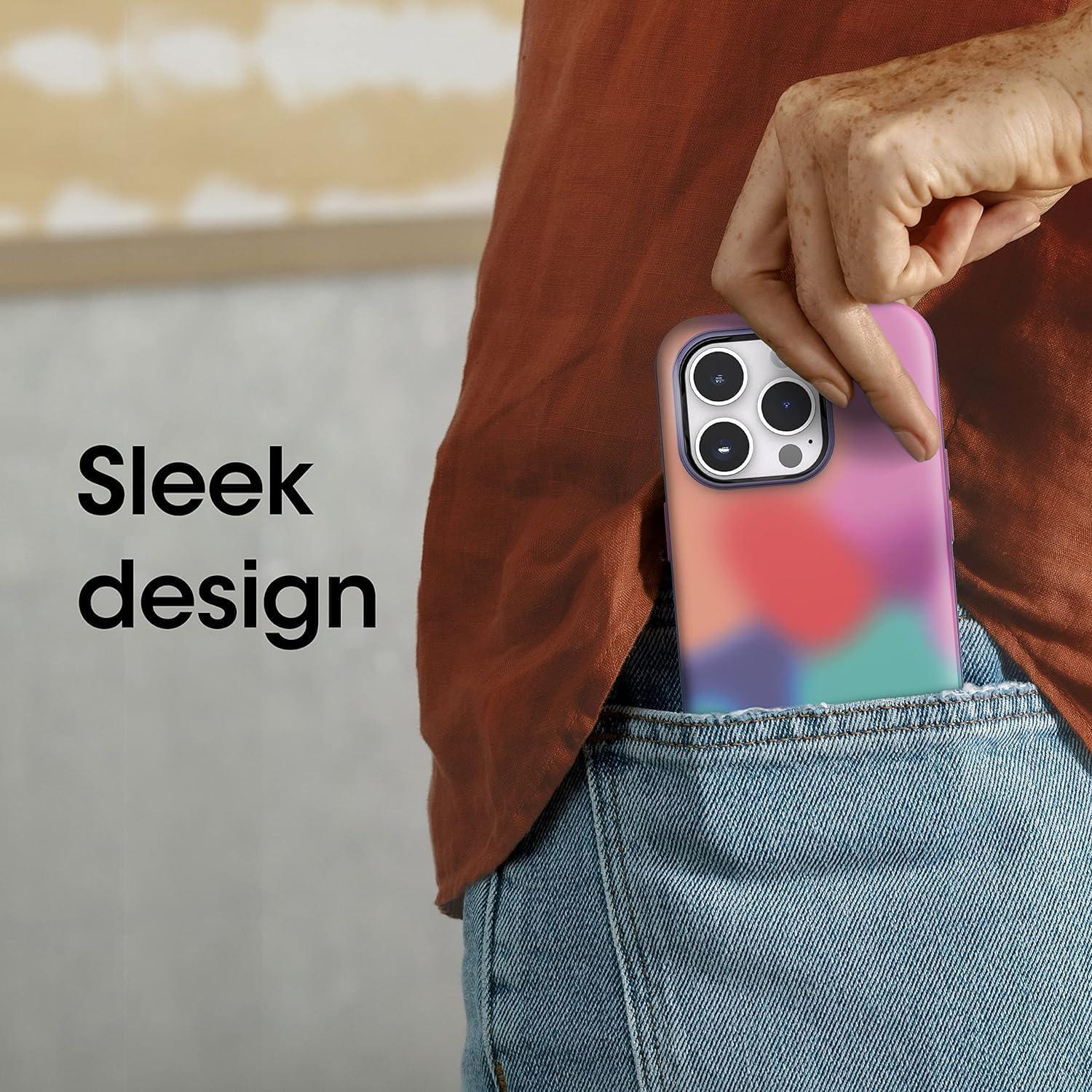 imageOtterBox Symmetry Series Case with Magsafe for iPhone 14 Pro Only NonRetail Packaging Realtree Blaze EdgeArizona Sunrise BlueRed