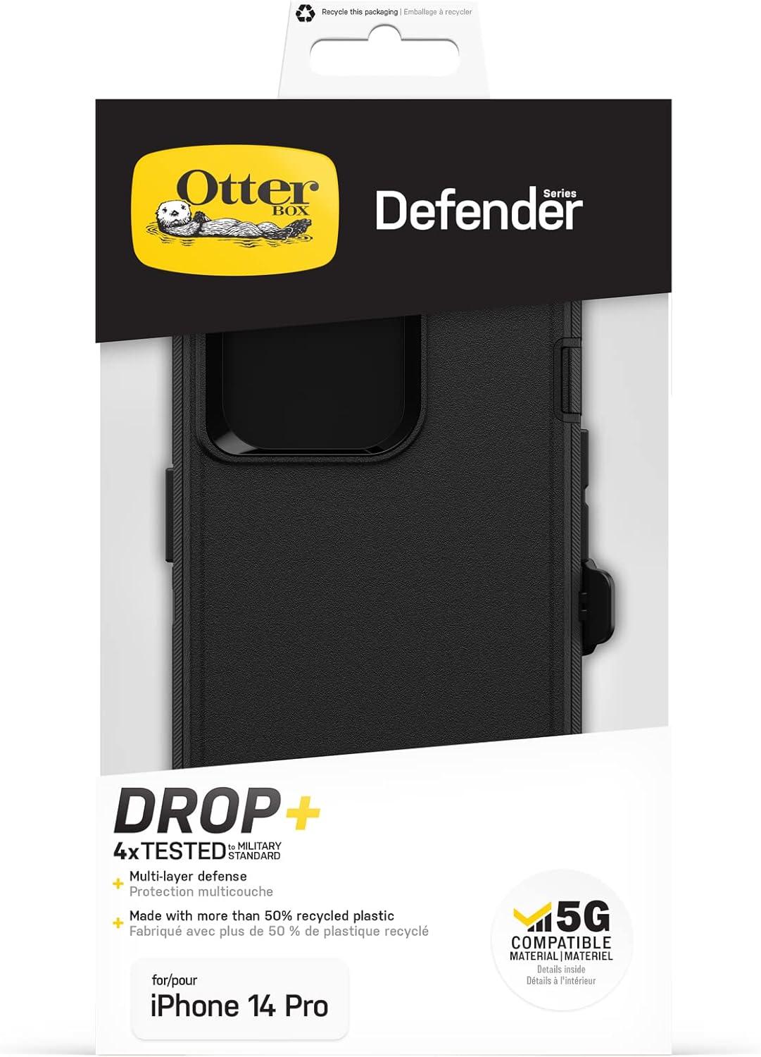 imageOtterBox Defender Pixel 8 Case Pro BlackBlue Suede Shoes