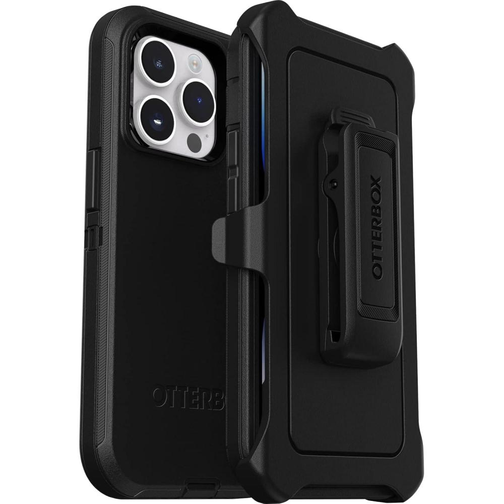 imageOtterBox Defender Pixel 8 Case Pro  BlackBlue Suede Shoes
