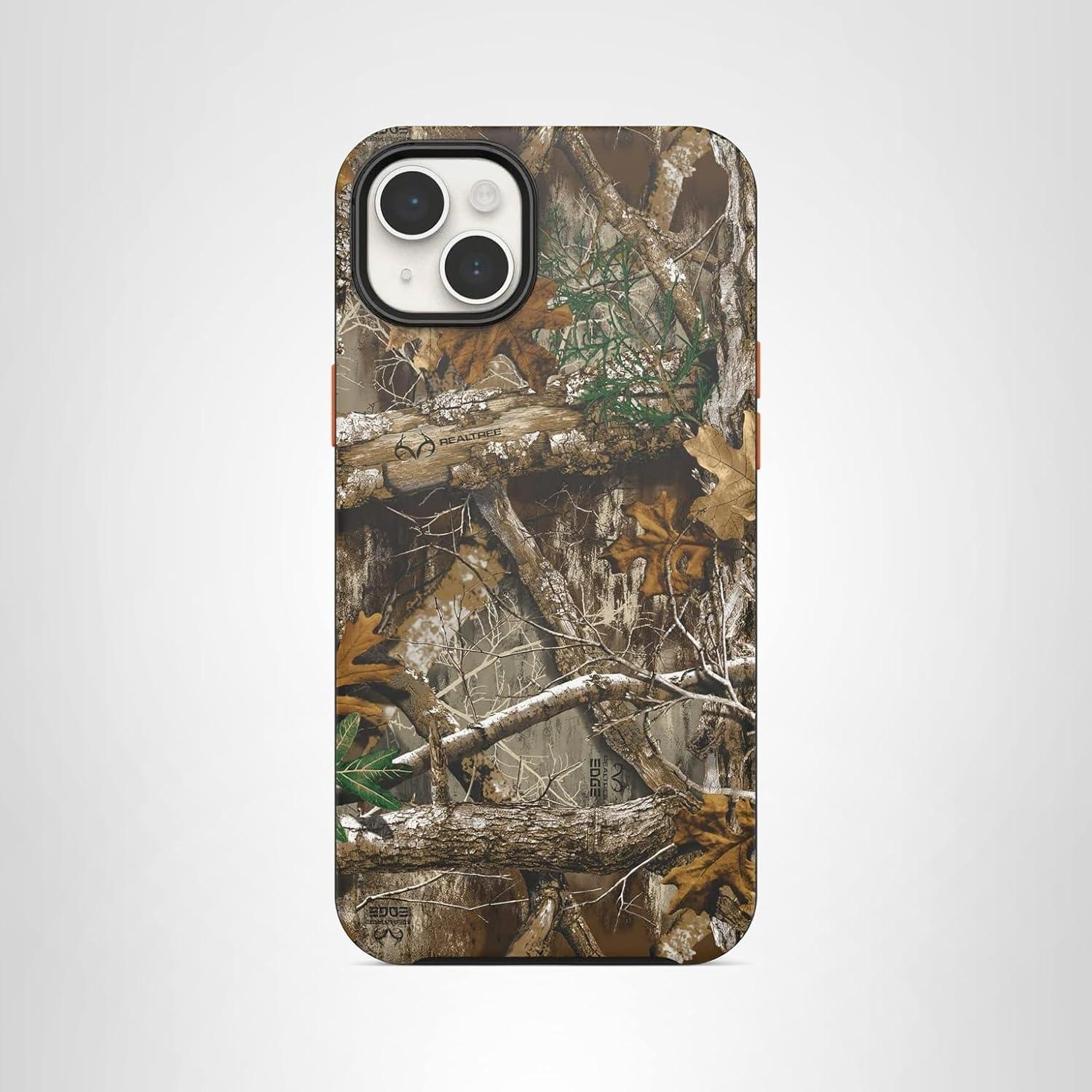 imageOtterBox iPhone 14 Plus Symmetry Series Case AMERICAN FLAG UltraSleek Snaps to MagSafe Raised Edges Protect Camera amp ScreenRealtree Blaze Edge Gen 2