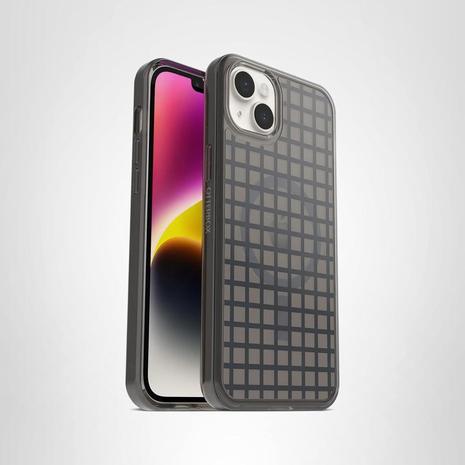 imageOtterBox iPhone 14 Plus Symmetry Series Case AMERICAN FLAG UltraSleek Snaps to MagSafe Raised Edges Protect Camera amp ScreenWindow Pane