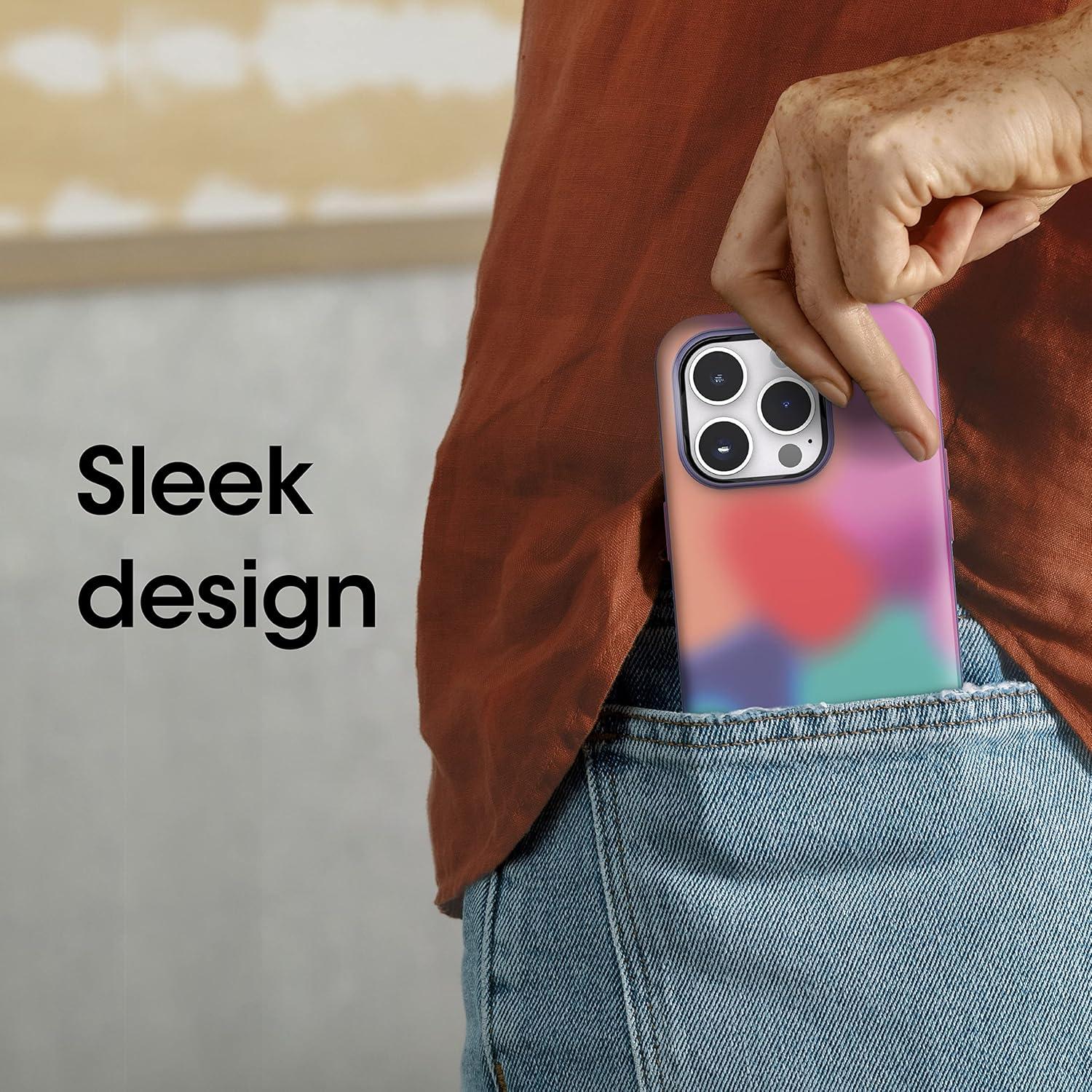 imageOtterBox iPhone 14 Pro Only Symmetry Series Case Arizona Sunrise Blue Snaps to MagSafe UltraSleek Raised Edges Protect Camera amp ScreenEuphoria