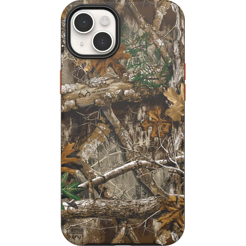 imageOtterBox iPhone 14 Plus Symmetry Series Case AMERICAN FLAG UltraSleek Snaps to MagSafe Raised Edges Protect Camera amp ScreenRealtree Blaze Edge Gen 2