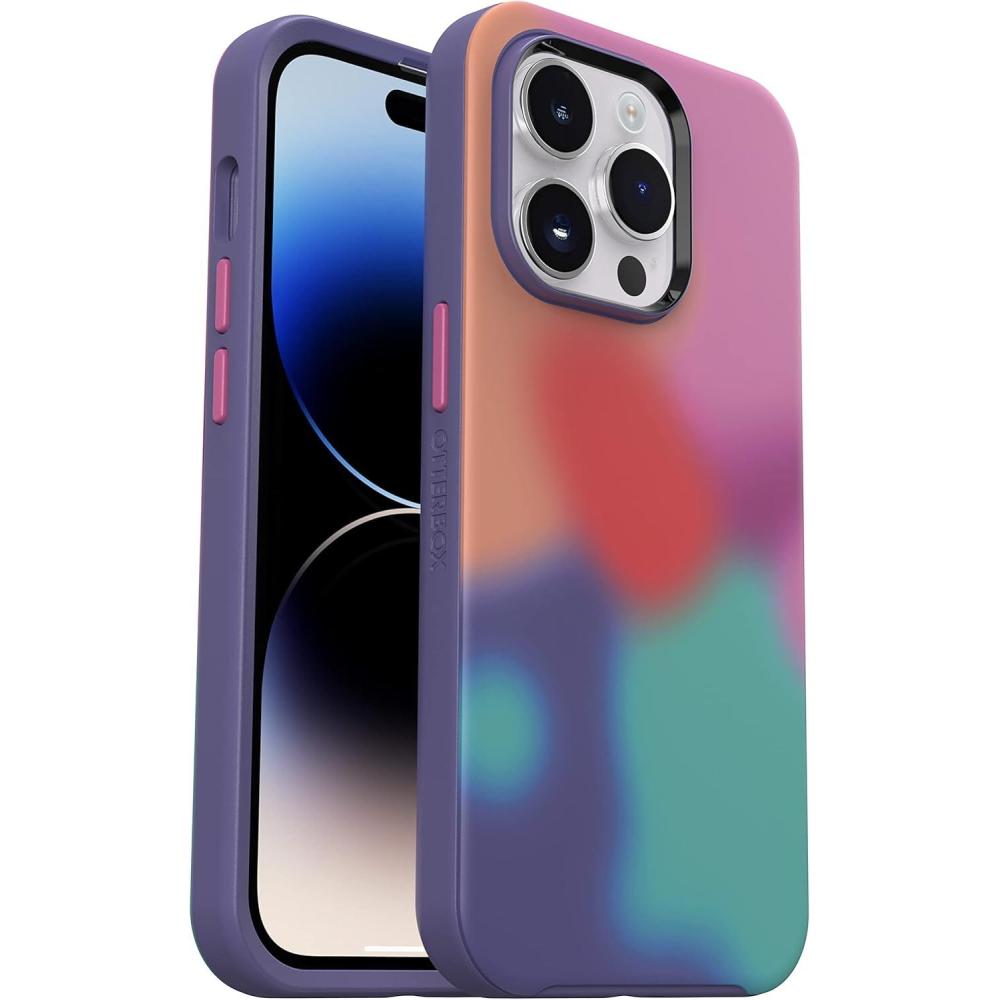 imageOtterBox iPhone 14 Pro Only Symmetry Series Case Arizona Sunrise Blue Snaps to MagSafe UltraSleek Raised Edges Protect Camera amp ScreenEuphoria