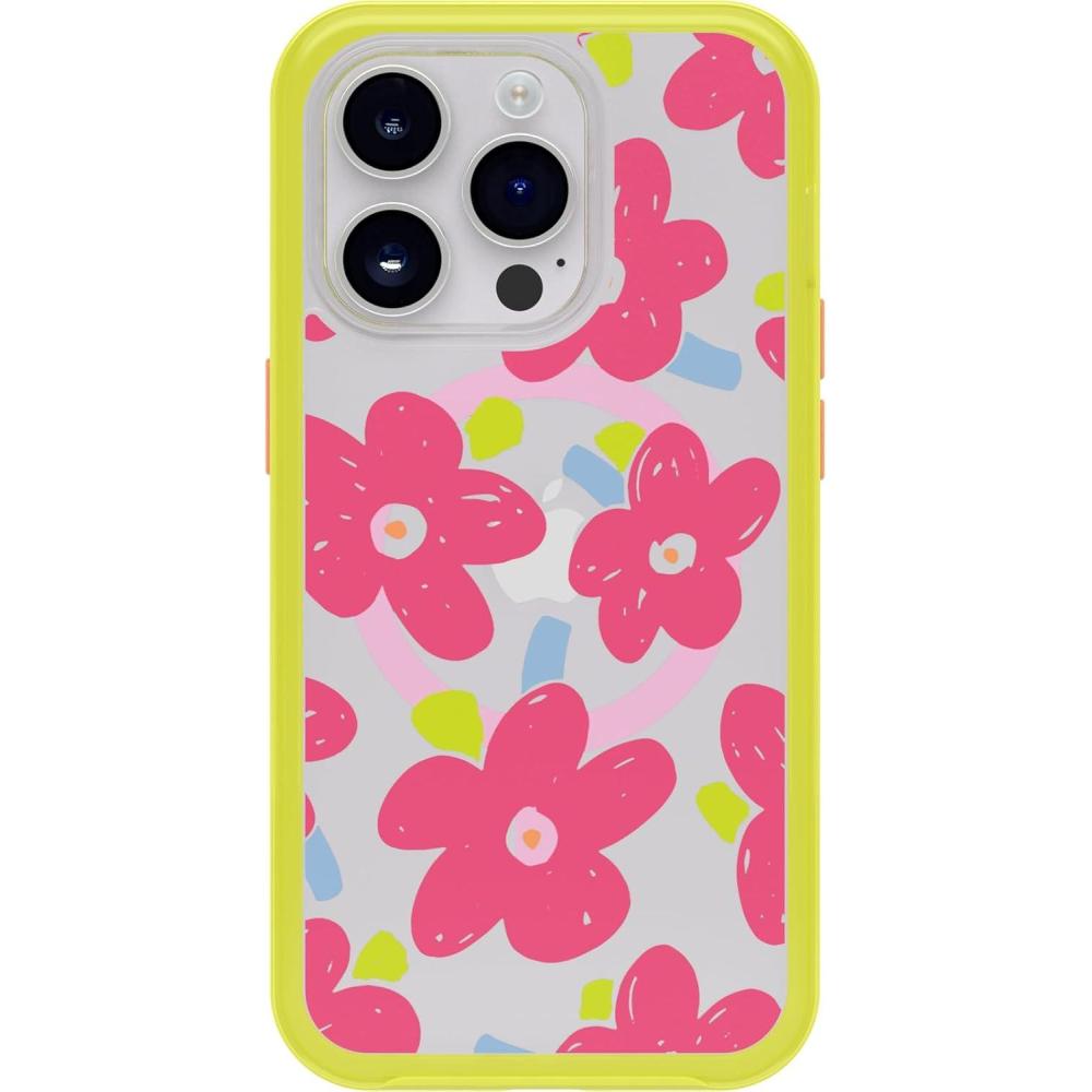 imageOtterBox iPhone 14 Pro Only Symmetry Series Case Arizona Sunrise Blue Snaps to MagSafe UltraSleek Raised Edges Protect Camera amp ScreenWhimsy Bloom
