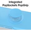 OtterBox iPhone 14 Plus Otter + Pop Symmetry Series Clear Case – Stardust POP (Clear/Glitter), Integrated PopSockets PopGrip, Slim, Pocket-Friendly, Raised Edges Protect Camera & Screen(Blue/Clear)