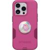 Bundle: Otterbox Commuter Series Case for SERIES Case for iPhone 14 PRO – (INTO THE FUCHSIA) + PopSockets PopGrip – (JAWBREAKER GLOSS)