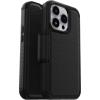 OtterBox iPhone 14 Pro (ONLY) Strada Series Case – Shadow (Black), Card Holder, Genuine Leather, Pocket-Friendly, Folio case(Black)