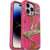 OtterBox iPhone 14 Pro (Only) Symmetry Series Case – Arizona Sunrise (Blue), Snaps to MagSafe, Ultra-Sleek, Raised Edges Protect Camera & Screen(Realtree Flamingo Pink)