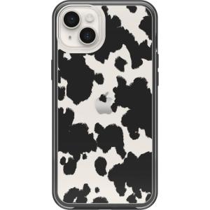 OtterBox iPhone 14 Plus Symmetry Series+ Case – AMERICAN FLAG, Ultra-Sleek, Snaps to MagSafe, Raised Edges Protect Camera & Screen(Cow Print)