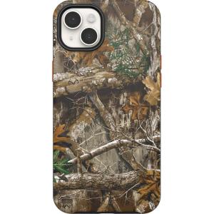 OtterBox iPhone 14 Plus Symmetry Series+ Case – AMERICAN FLAG, Ultra-Sleek, Snaps to MagSafe, Raised Edges Protect Camera & Screen(Realtree Blaze Edge (Gen 2))