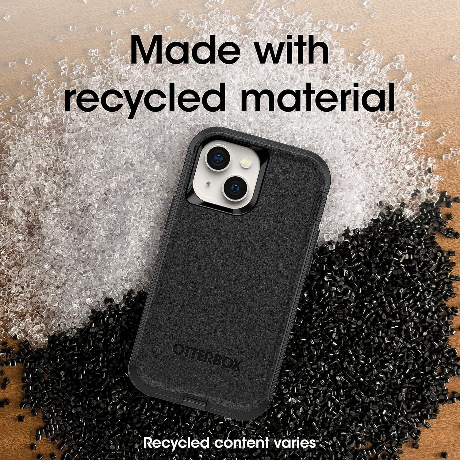 imageOtterBox iPhone 13 mini amp iPhone 12 mini Defender Series Case Black Rugged amp Durable with Port Protection Includes Holster Clip KickstandBlack