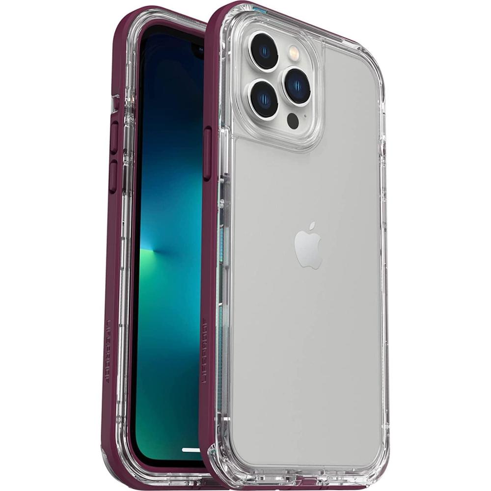 imageLifeProof NEXT SERIES Case for iPhone 13 Pro Max amp iPhone 12 Pro Max ESSENTIAL PURPLEClearPurple